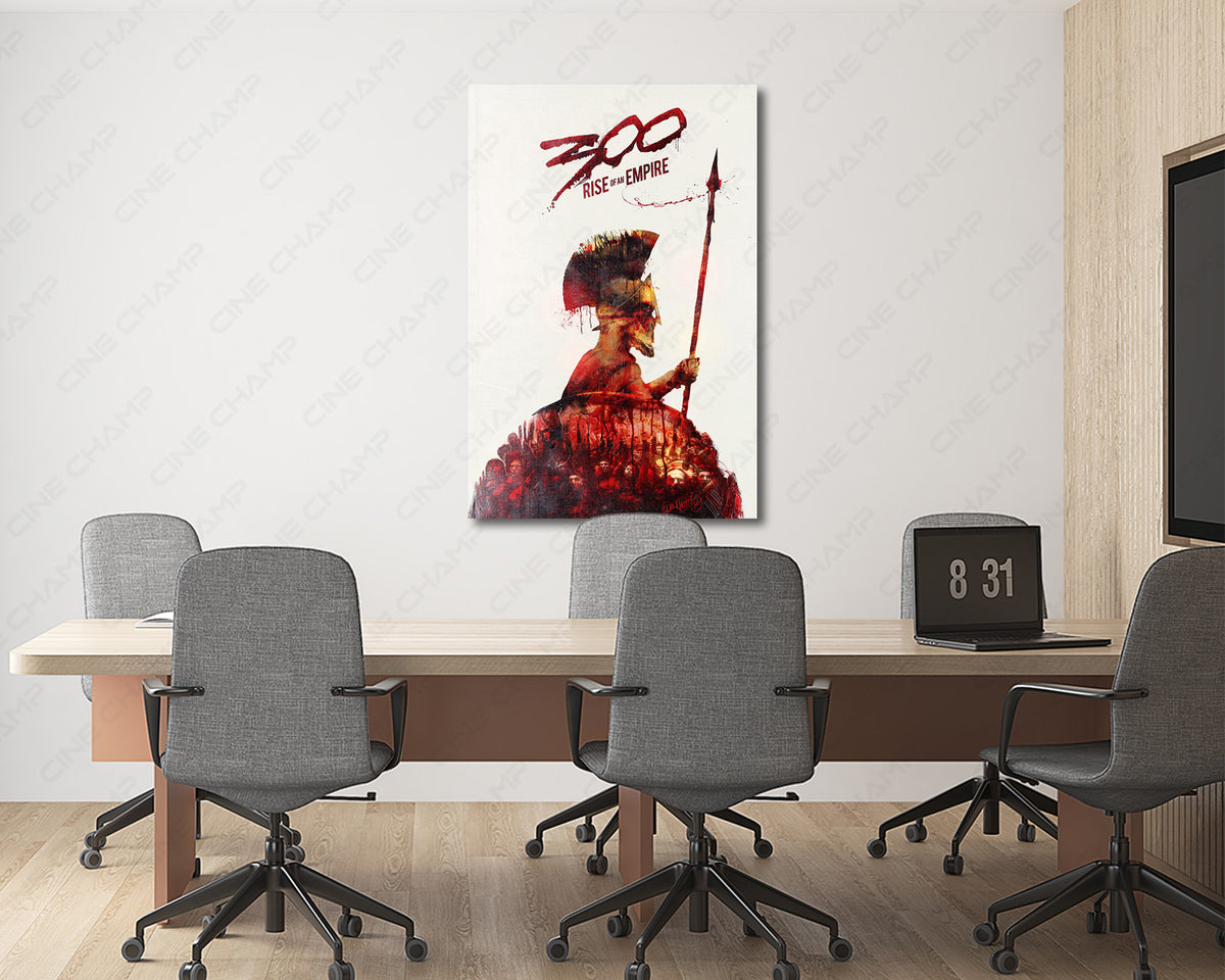 Persian War Warrior Canvas Wall Art