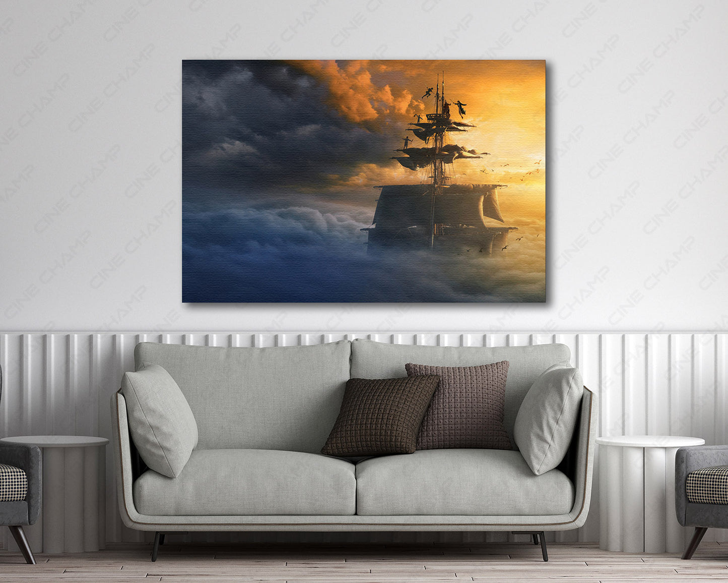 Peter Pan & Wendy Canvas Print