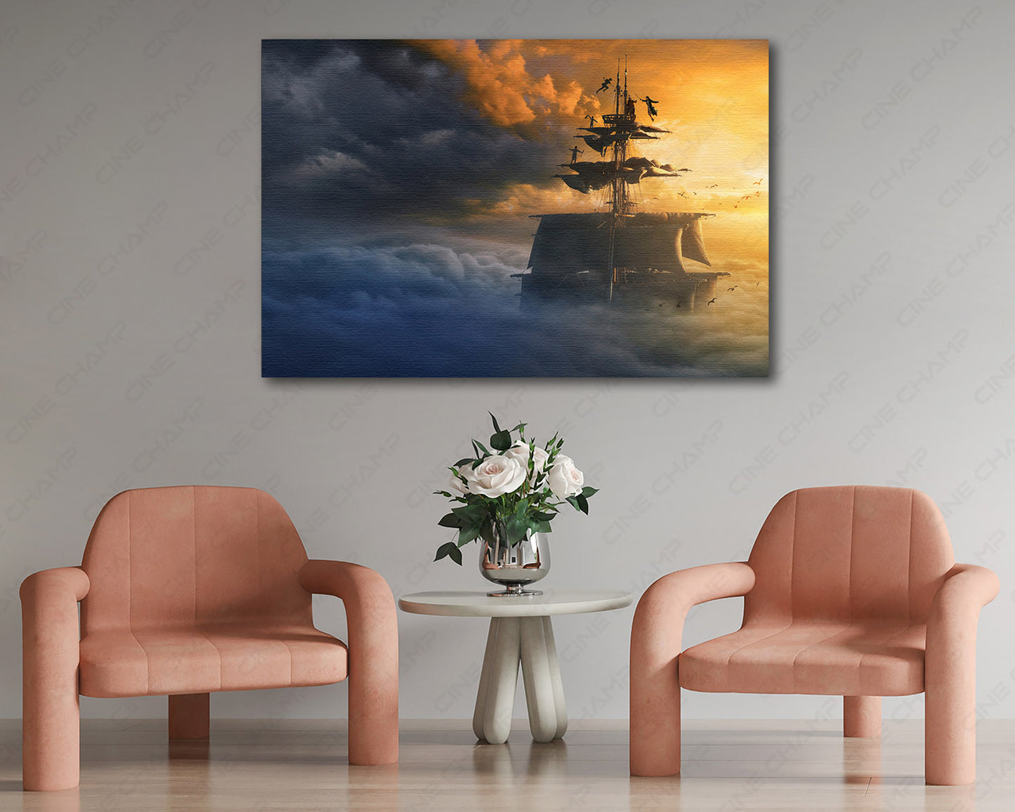 Peter Pan & Wendy Canvas Print