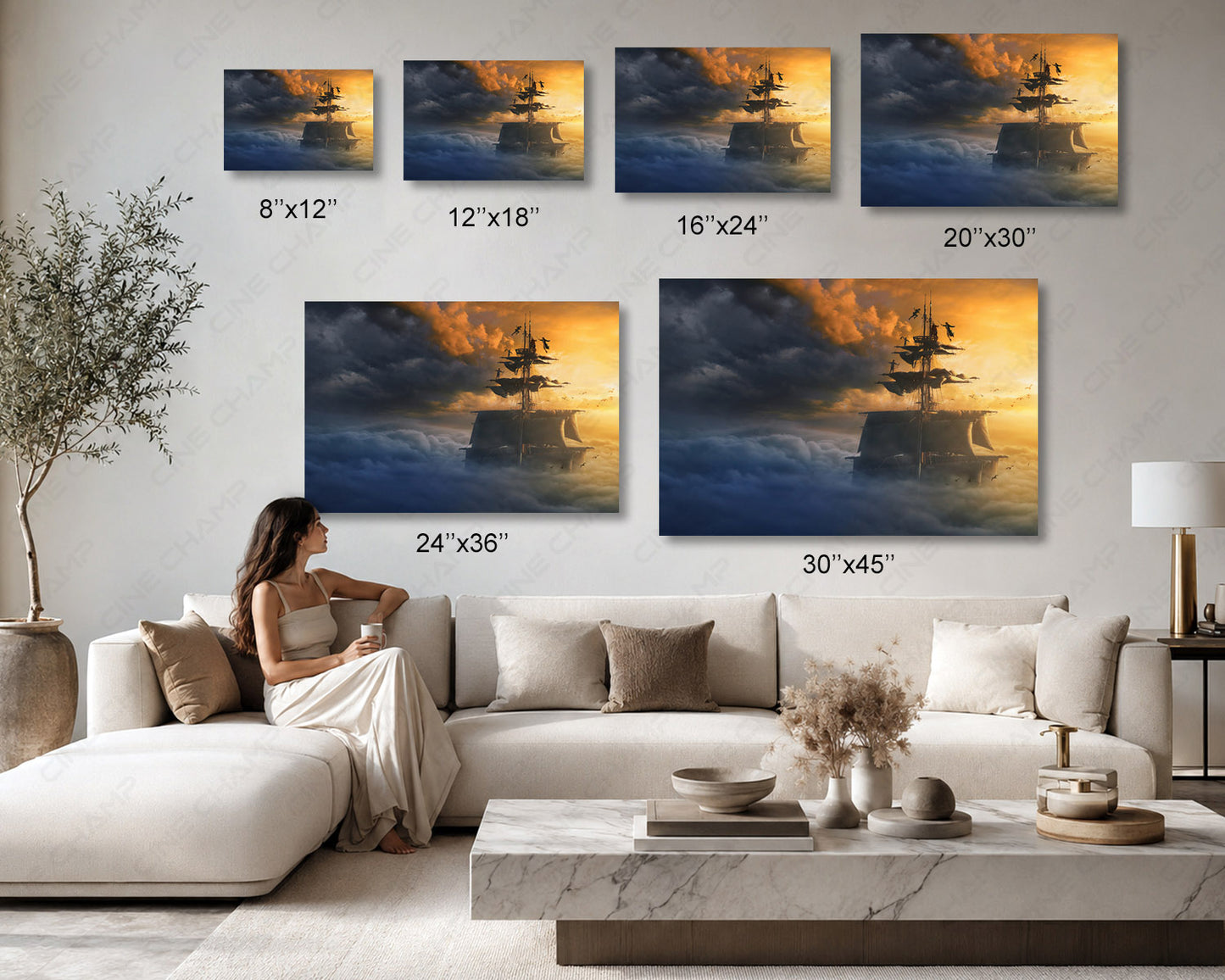 Peter Pan & Wendy Canvas Print