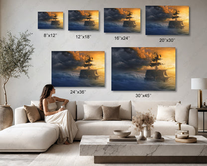 Peter Pan & Wendy Canvas Print