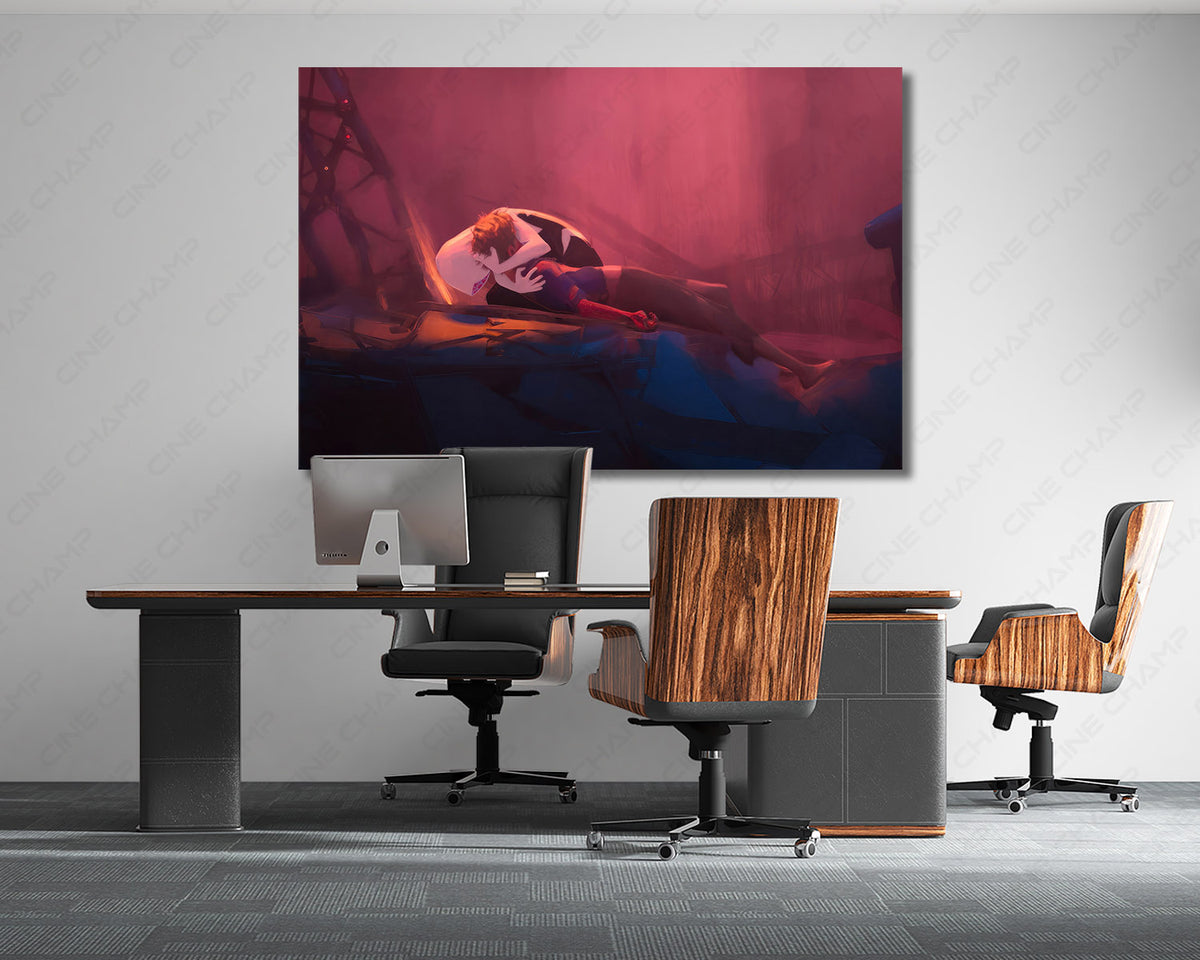 Peter Parker Animated Superhero Wall Art
