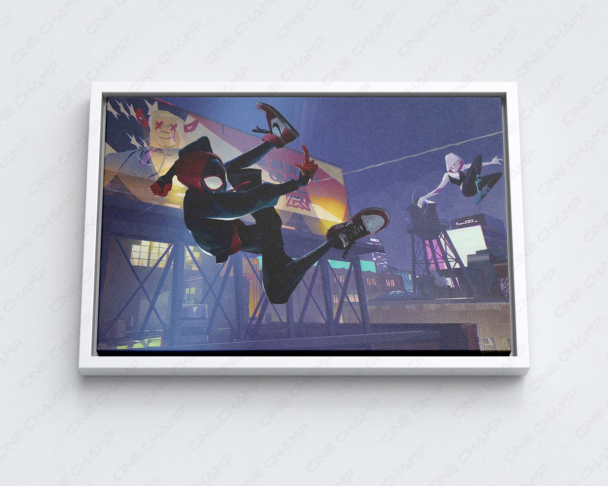 Peter Parker Spider-Man Movie Poster Canvas