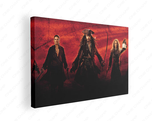 Pirates Of The Caribbean At World's End Canvas Wall Art