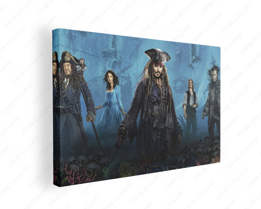 Pirates Of The Caribbean Dead Men Tell No Tales Canvas Wall Art