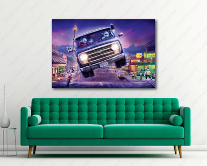 Pixar Onward Movie Poster Canvas