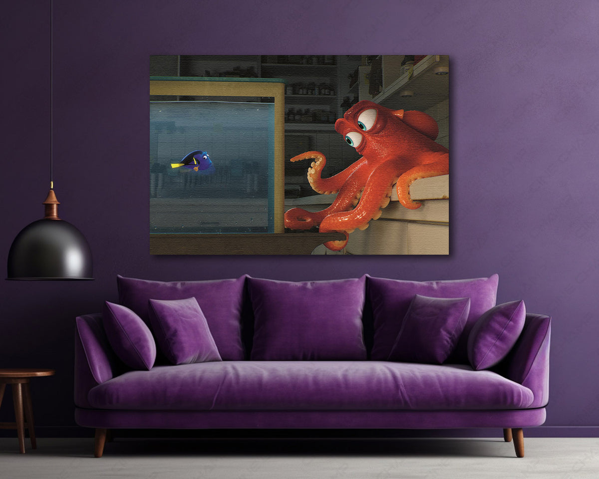 Pixar ocean character wall art