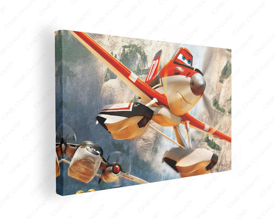 Planes Fire And Rescue Canvas Wall Art
