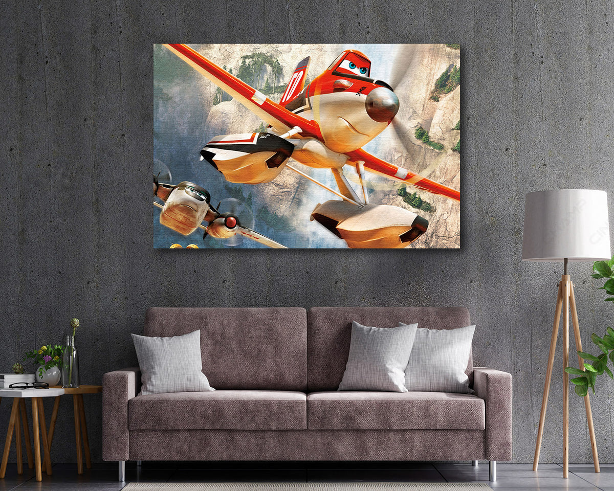Planes Fire And Rescue Movie Canvas Print