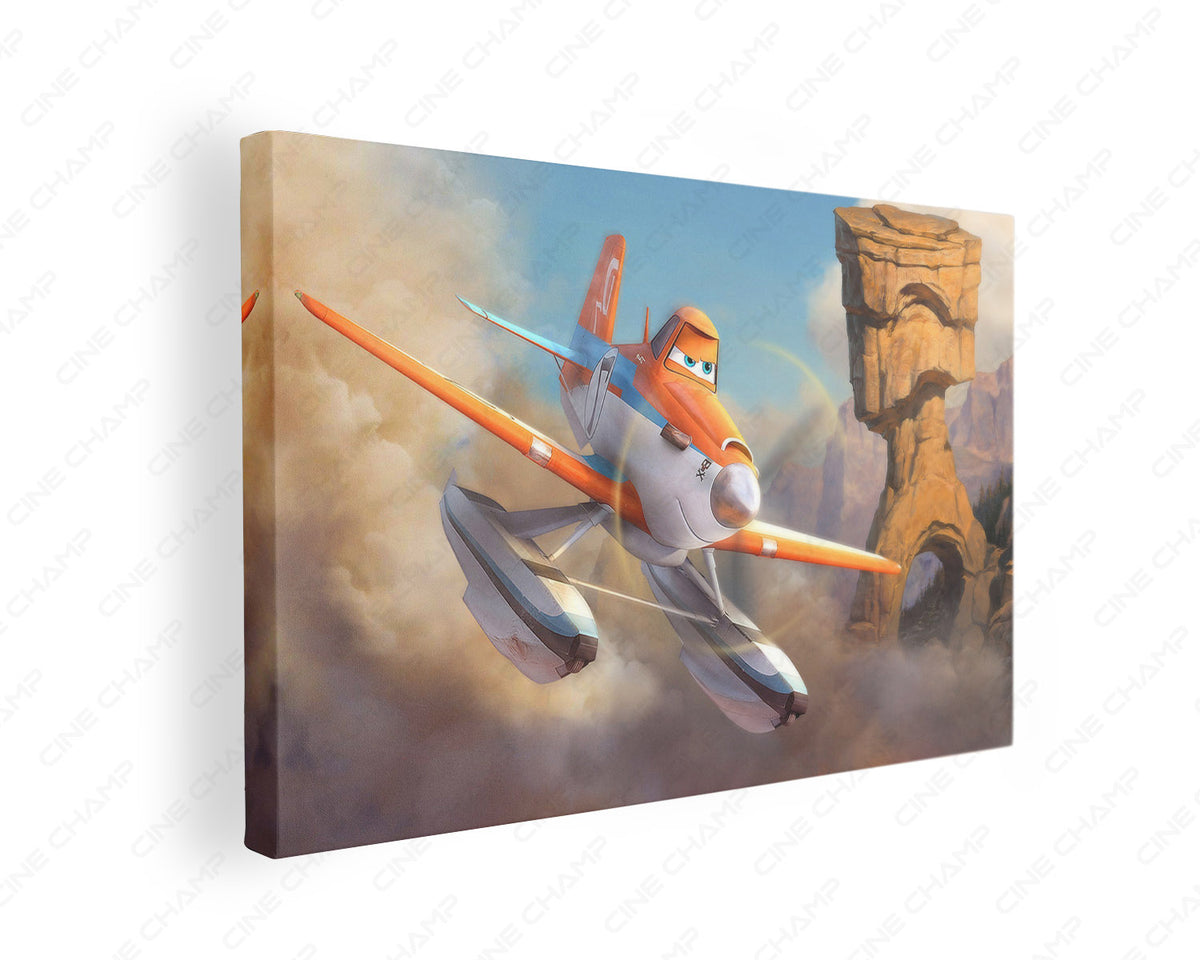 Planes Fire Rescue Canvas Wall Art