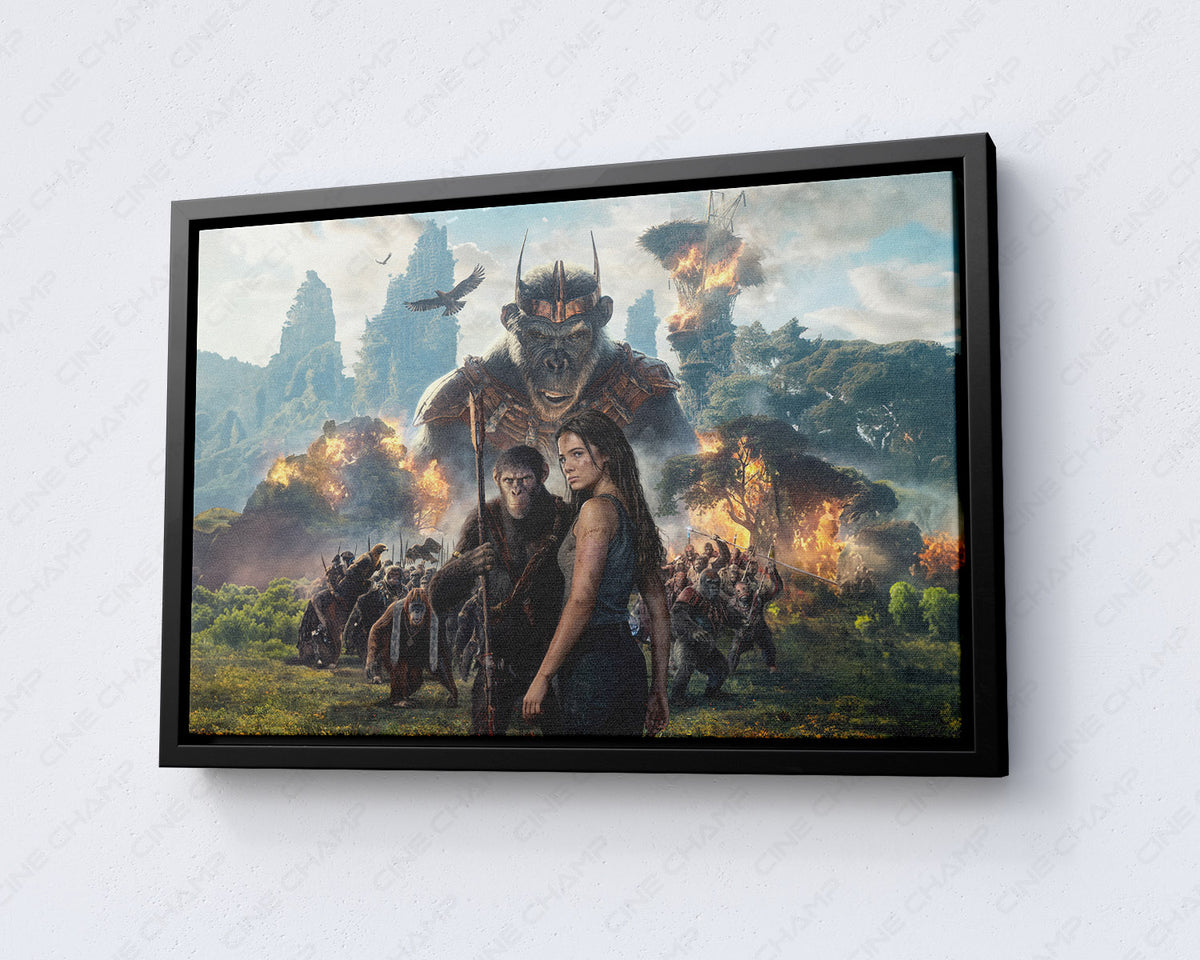 Planet Of The Apes Movie Poster Canvas