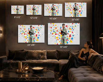 Polka-Dot Man Comic Book Wall Art