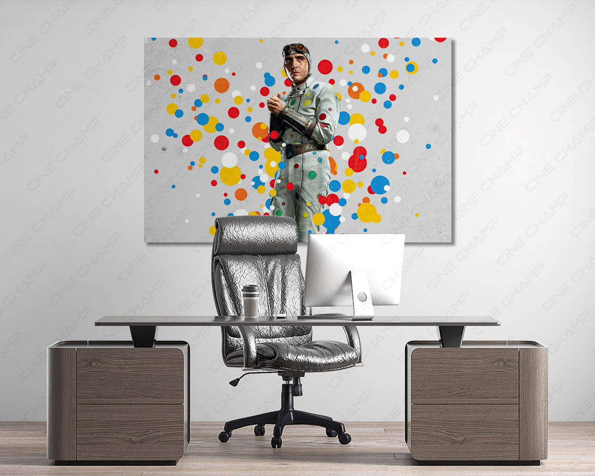 Polka-Dot Man Superhero Canvas Artwork