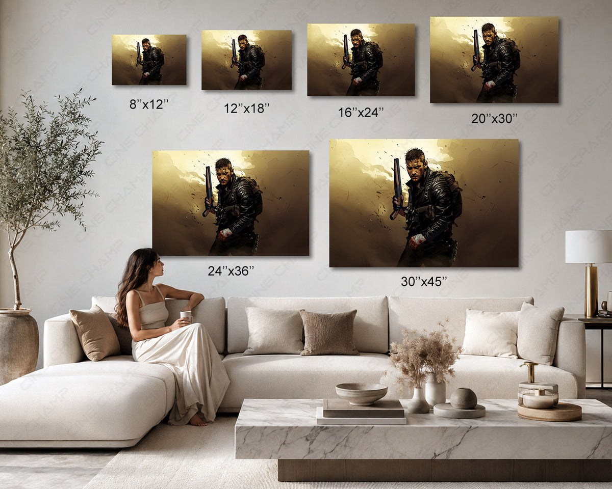 Post Apocalyptic Mad Max Wall Art