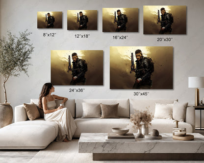 Post Apocalyptic Mad Max Wall Art