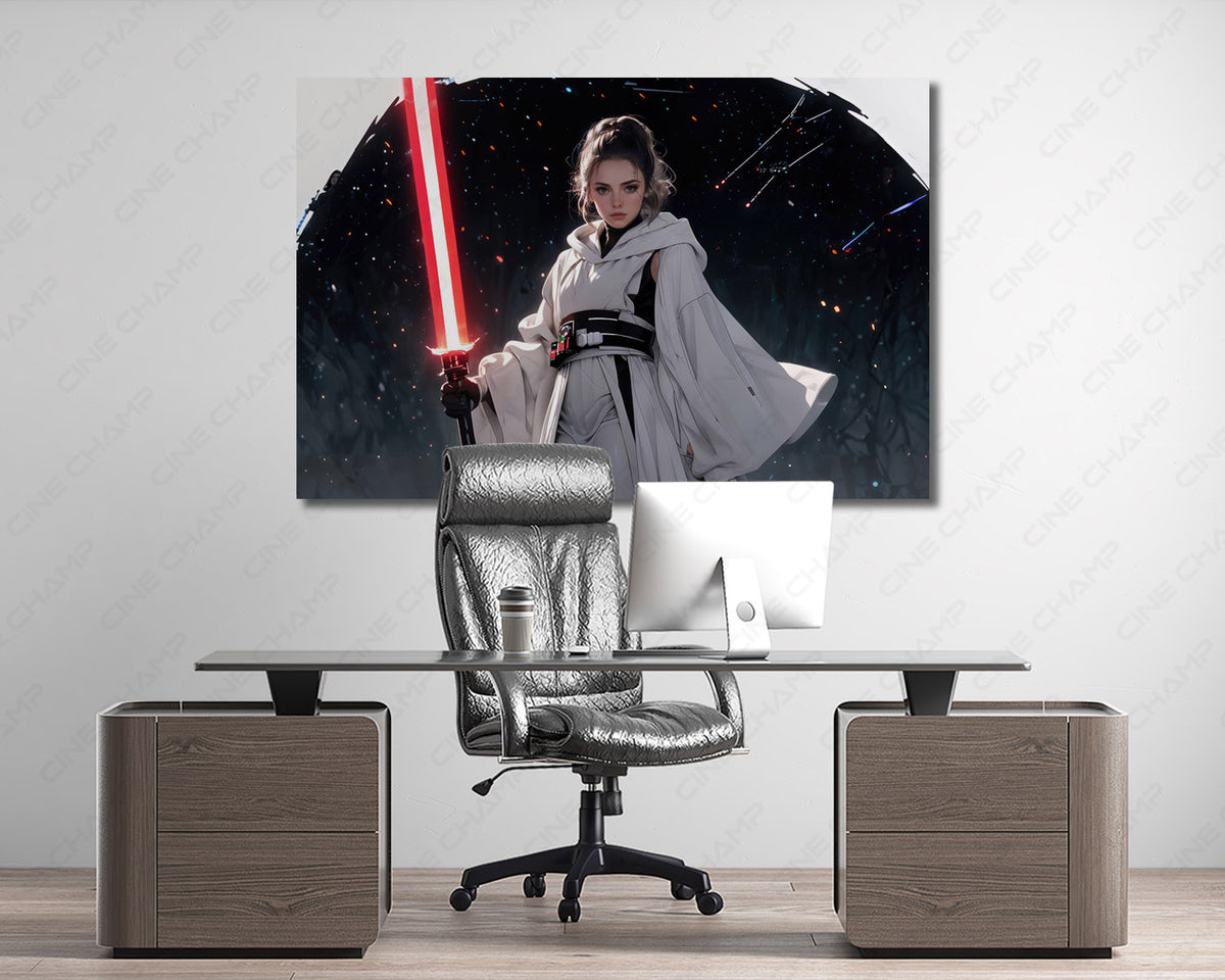 Princess Leia Movie Canvas Print