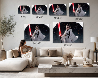 Princess Leia Sci Fi Wall Art