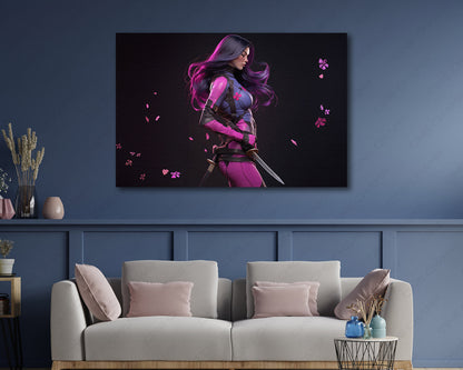 Psylocke Character Wall Artwork