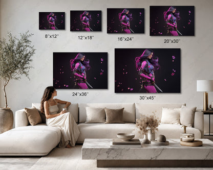 Psylocke Cinematic Superhero Decor
