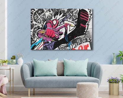Punk Spider-Man Across The Spider-Verse Canvas