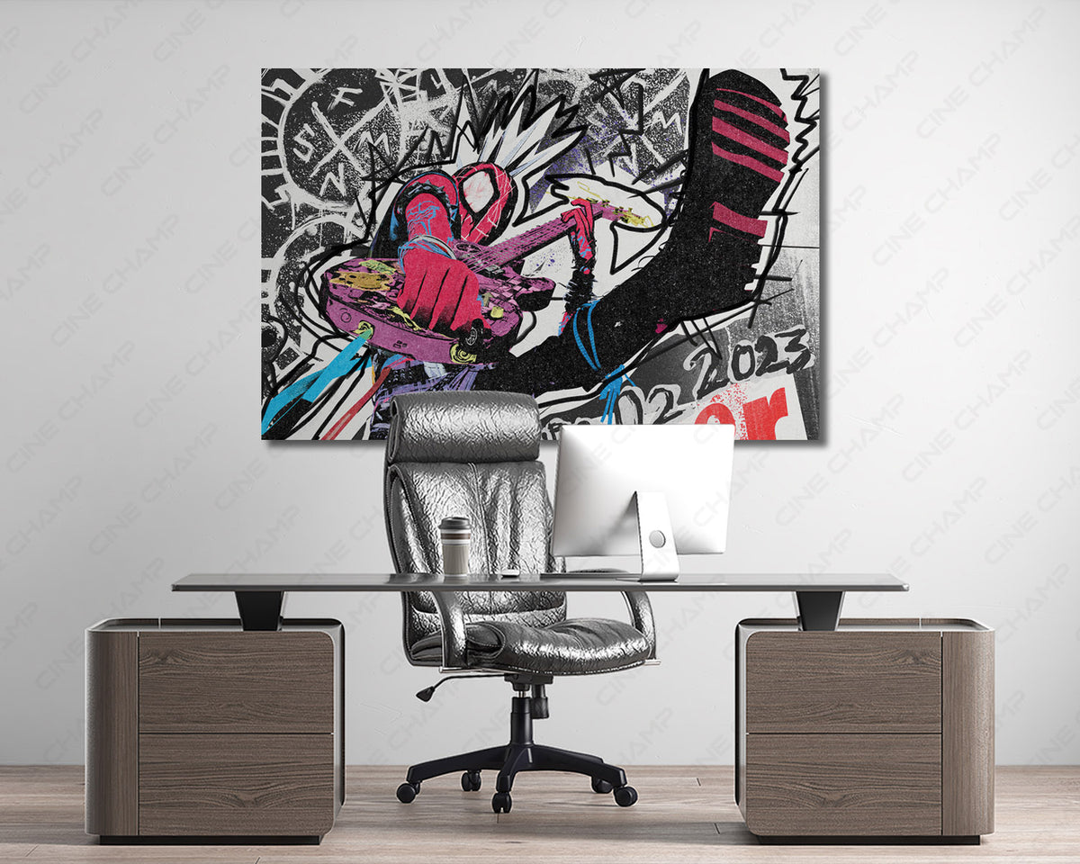 Punk Spider-Man Character Artwork