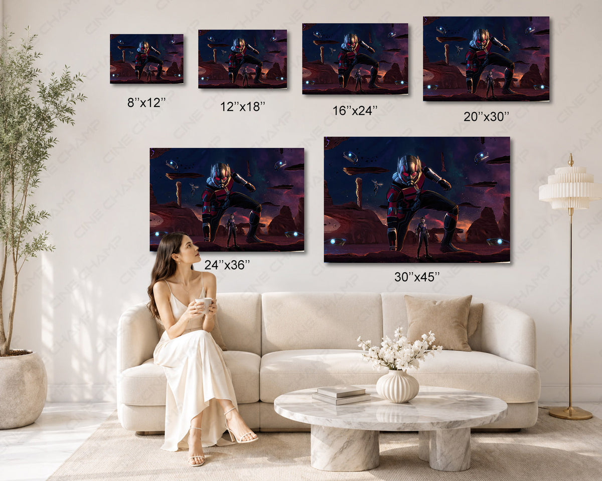 Quantum Realm Sci Fi Movie Wall Art