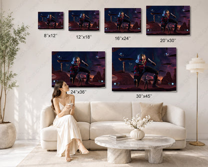 Quantum Realm Sci Fi Movie Wall Art