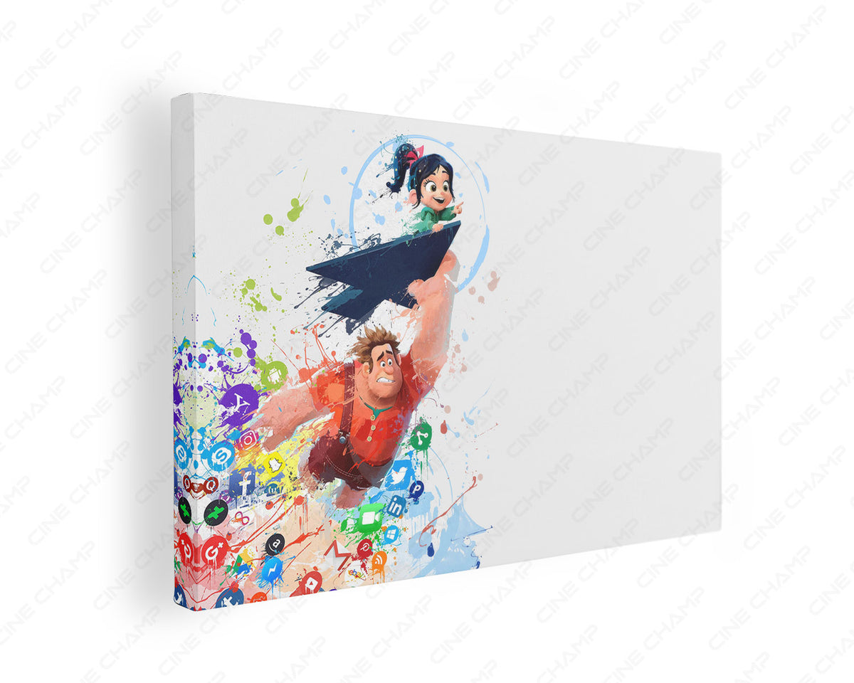 Ralph Breaks The Internet Canvas Wall Art