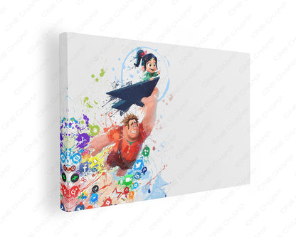 Ralph Breaks The Internet Canvas Wall Art