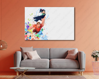 Ralph Breaks The Internet Movie Canvas