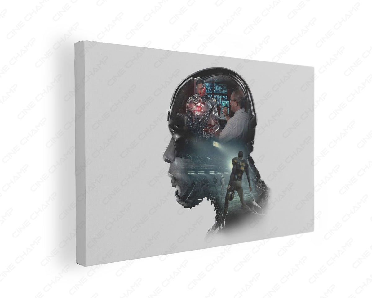 Ray Fisher Cyborg Canvas Wall Art