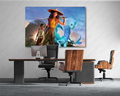 Raya and the Last Dragon Canvas Print