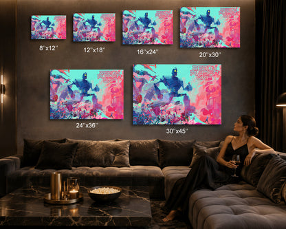 Ready Player One Futuristic Canvas Artwork