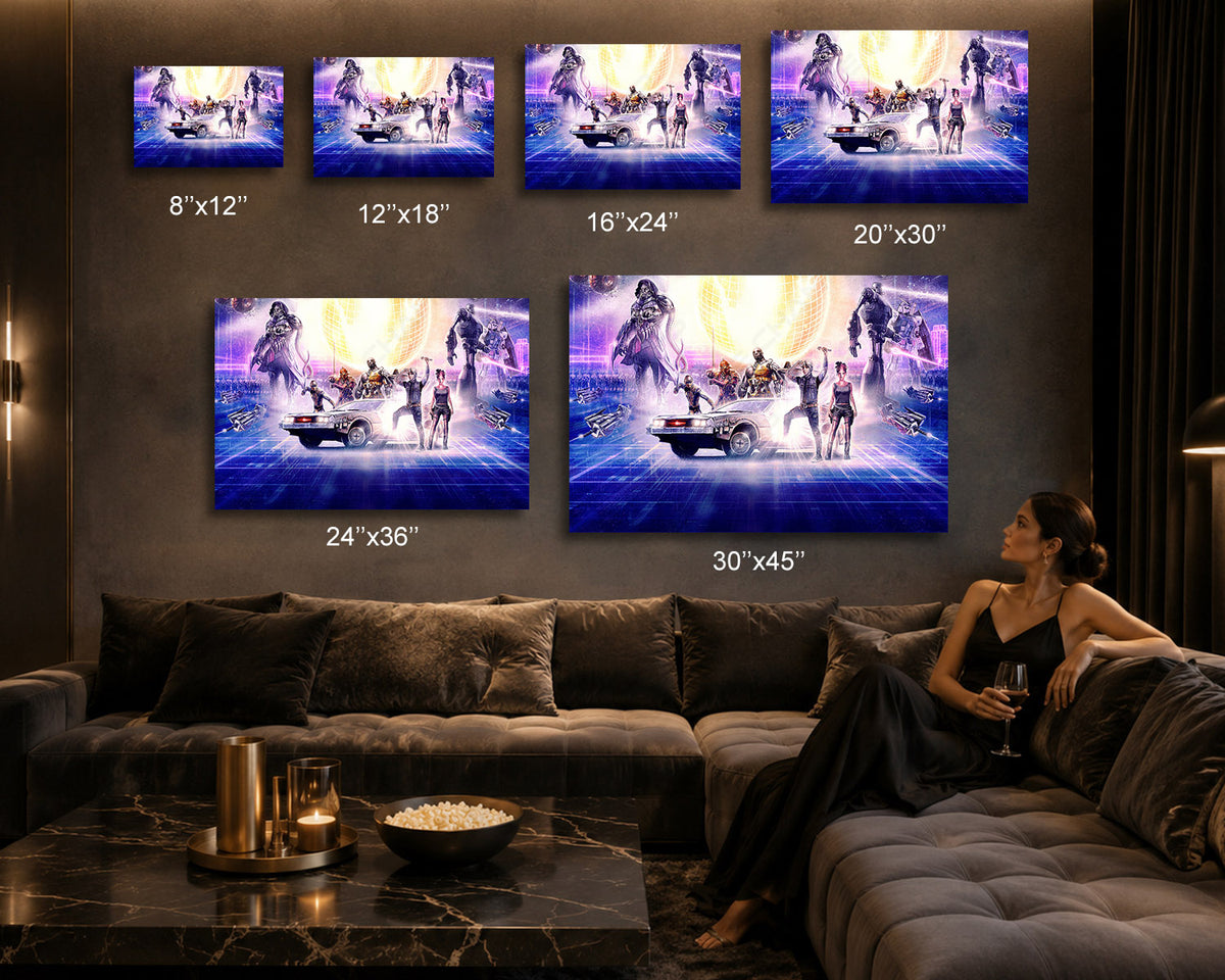 Ready Player One Sci Fi Canvas Print