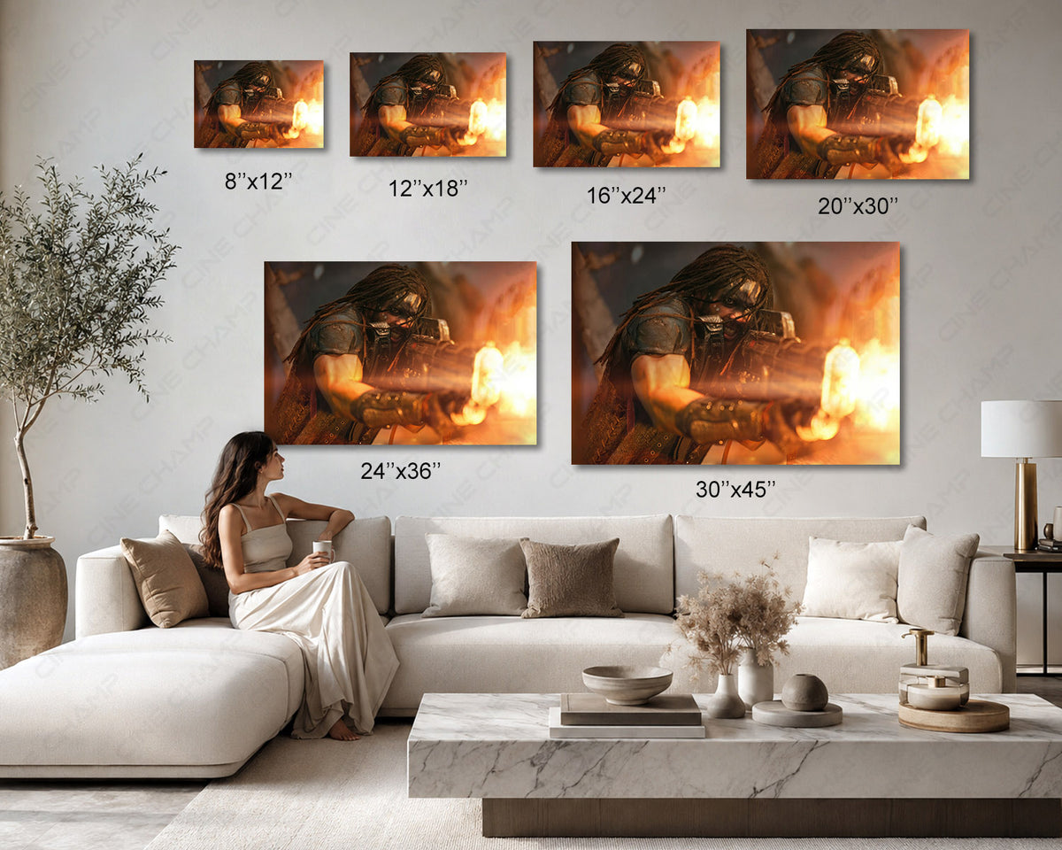 Rebel Moon Darrian Bloodaxe Wall Art