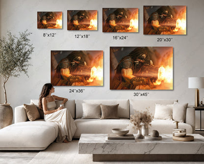 Rebel Moon Darrian Bloodaxe Wall Art