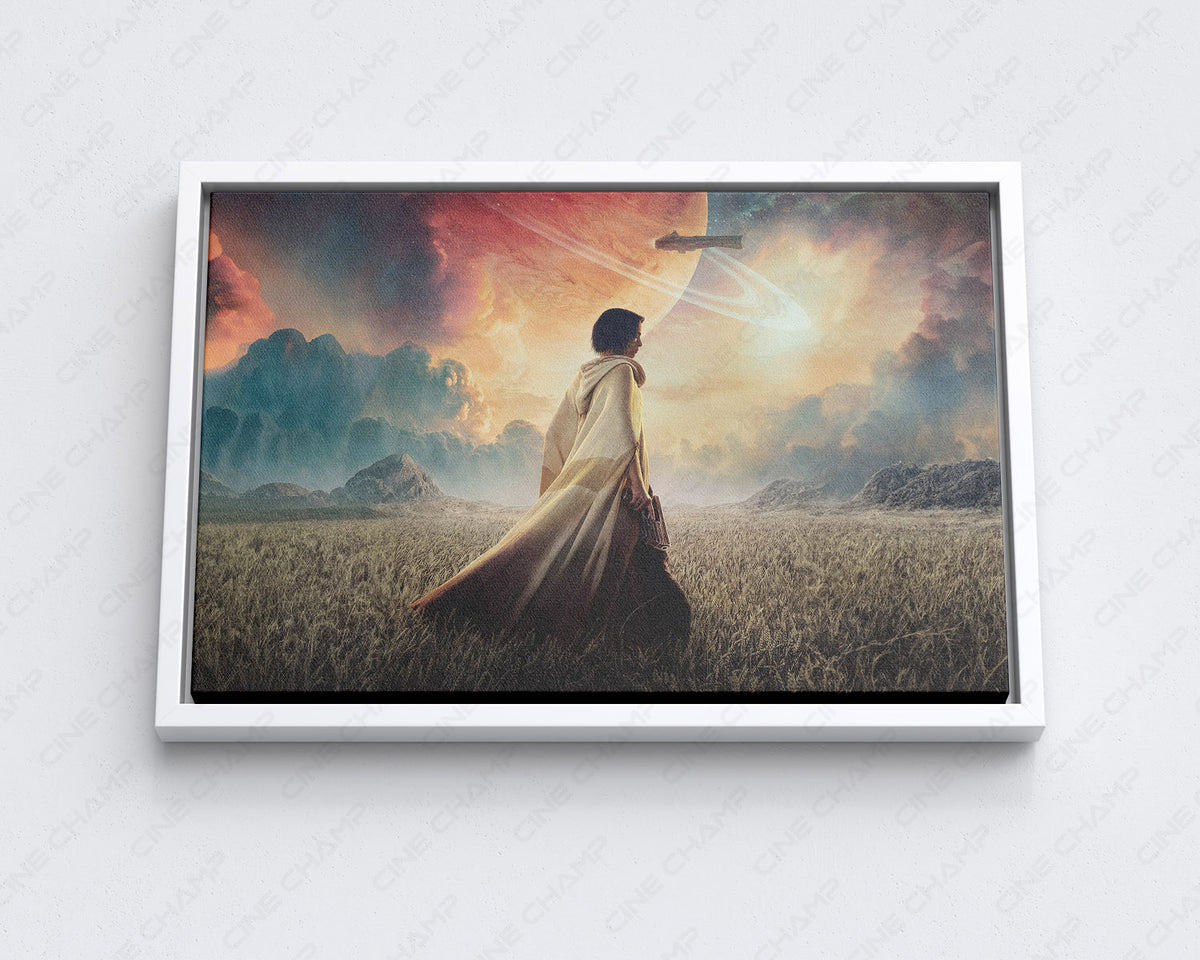 Rebel Moon Futuristic Canvas Artwork