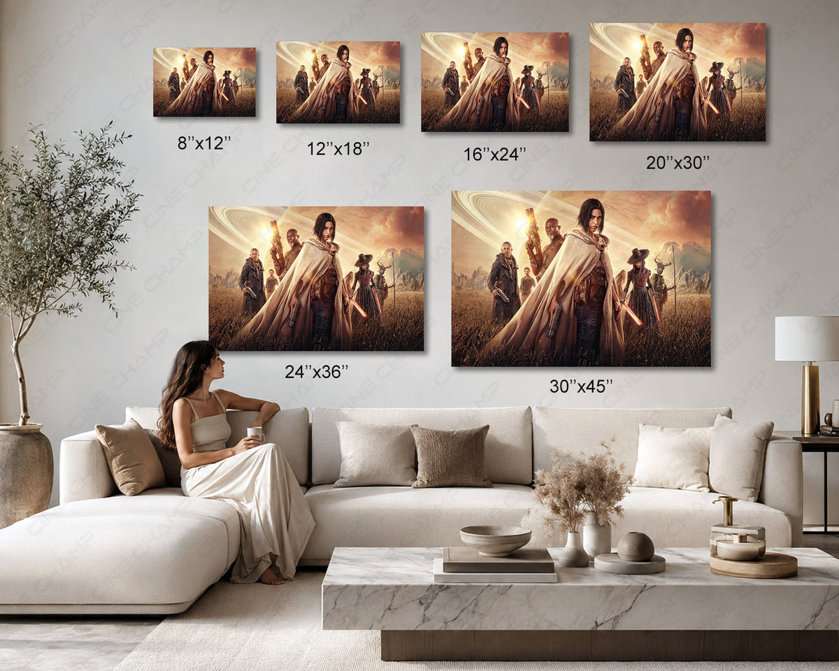 Rebel Moon Futuristic Wall Art