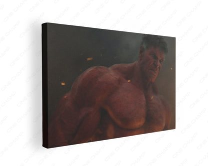 Red Hulk Marvel canvas wall art