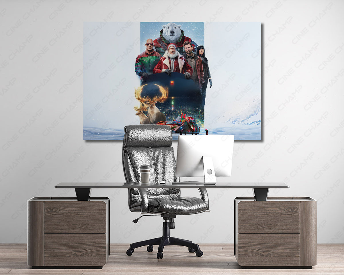 Red One Cinematic Canvas Artwork