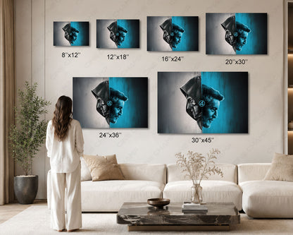 Reed Richards superhero wall art