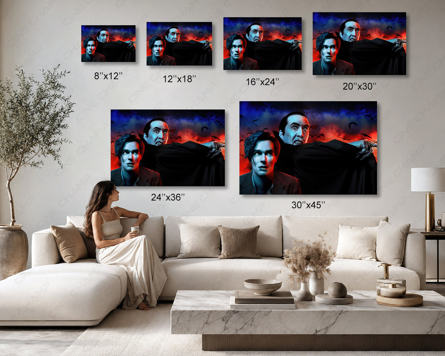 Renfield Canvas Print Horror Movie Wall Art