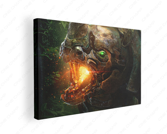 Rhinox Transformers Rise of the Beasts Canvas Wall Art