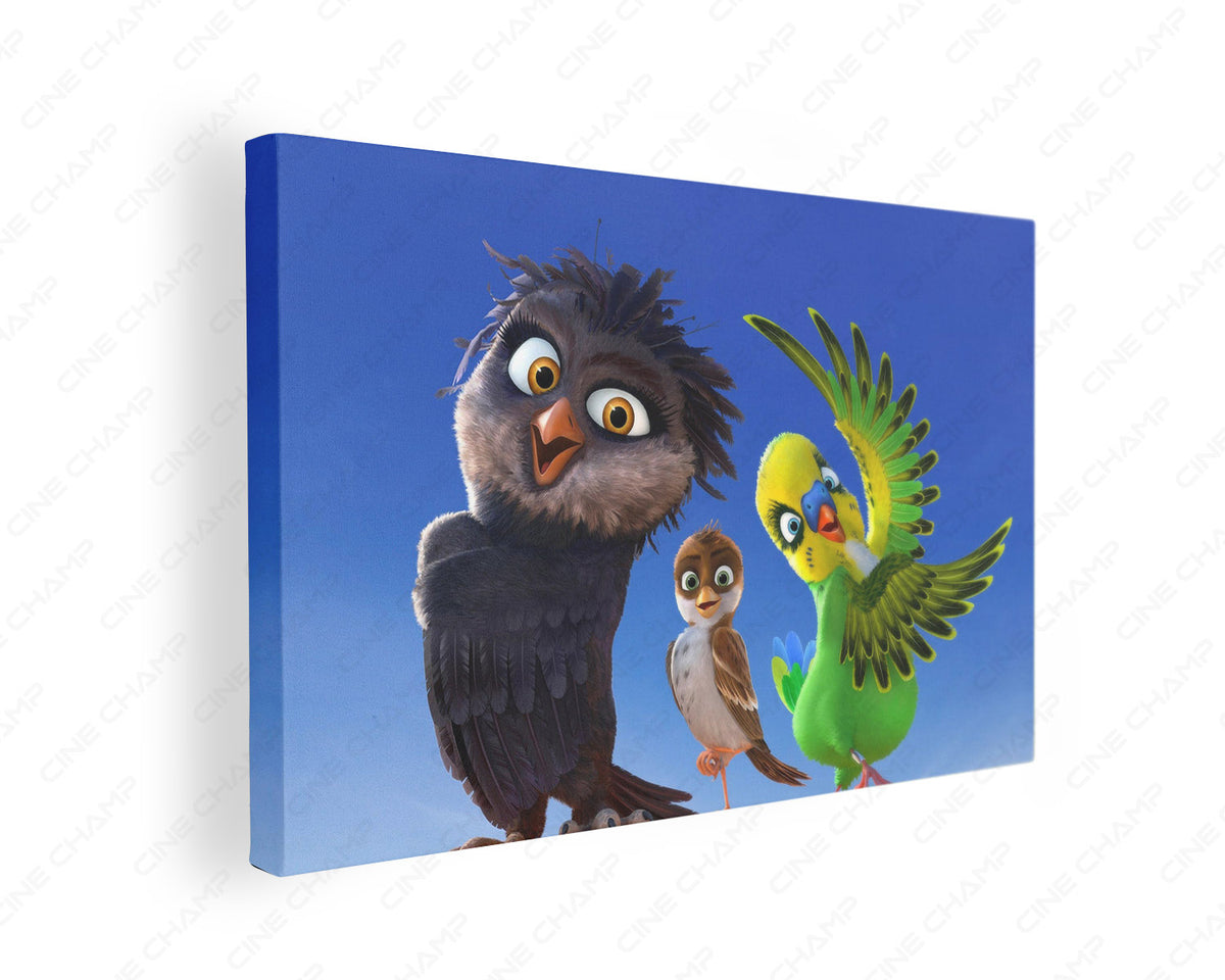 Richard the Stork Canvas Wall Art