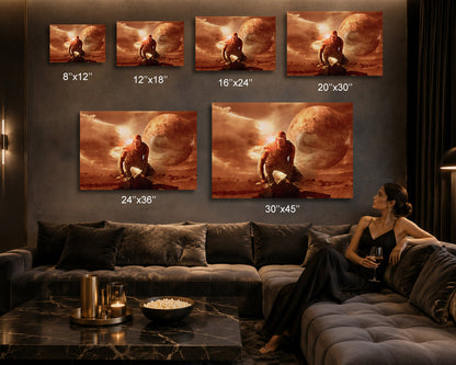 Riddick Movie Wall Art
