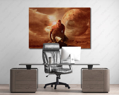 Riddick Sci Fi Action Artwork