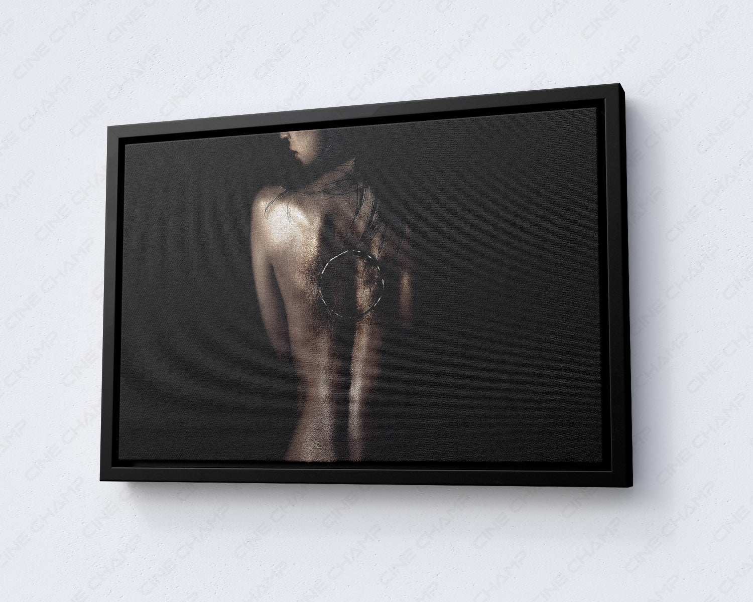 High-quality Rings horror movie poster printed on premium canvas.