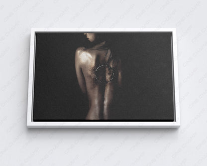 Horror movie canvas wall decor inspired by the Rings supernatural film.
