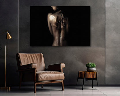 Rings horror wall art for home theater, gaming room, and office decor.