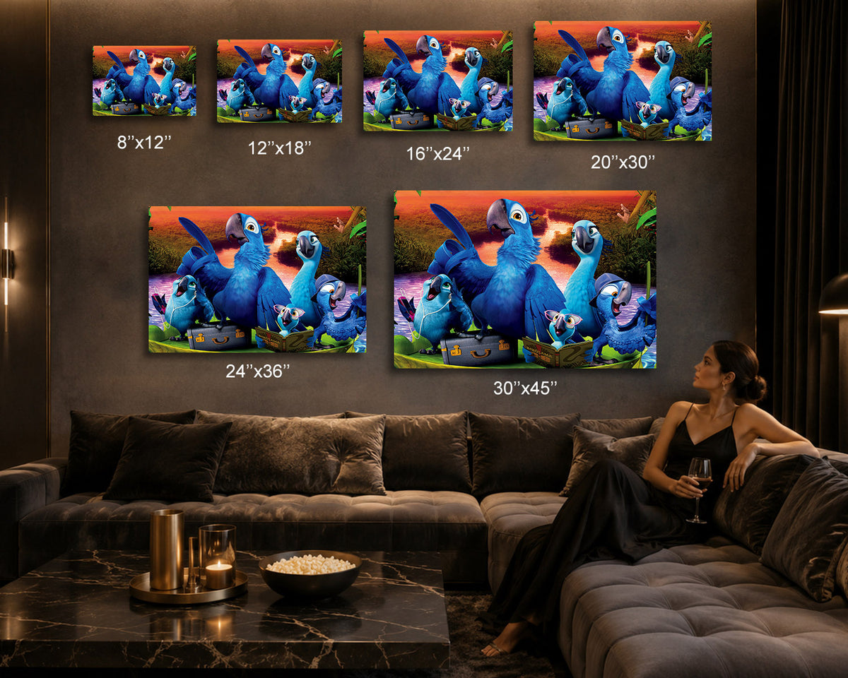 Rio 2 Animated Character Canvas